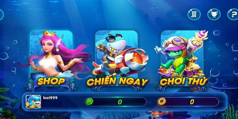 Dòng game bắn cá có nhiều bàn chơi với mức cược phù hợp